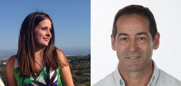 Mari Carmen Vílchez (PP) y Ángel Coello (IU).